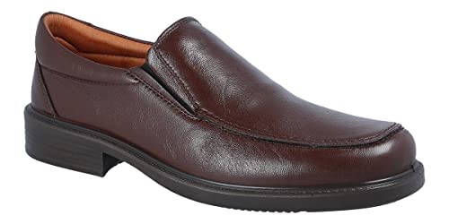 Mocasines de Trabajo para Hombre LUISETTI Zapato Confort Step 0102 Talla 41 Color Marron