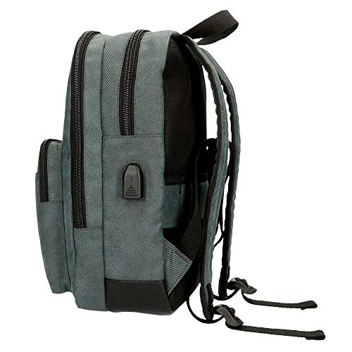 Mochila Portaordenador Pepe Jeans Cargo 13,3", Media, Gris