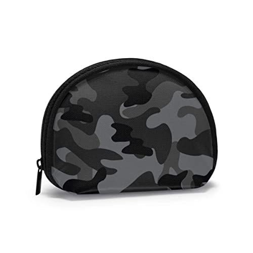 Monedero LINGF, Camuflaje Abstracto de Camuflaje para Mujeres y niñas, Bolsa de Almacenamiento de Maquillaje cosmético, Monedero para Compras al Aire Libre, Organizador de Billetera