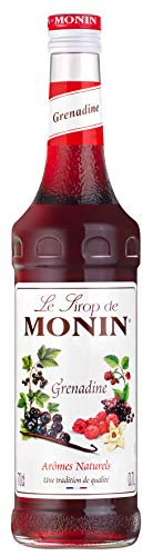 Monin Jarabe de Granadina 70cl Botella - Juego de 6 - Jarabe de Granadina Sabor para Cócteles