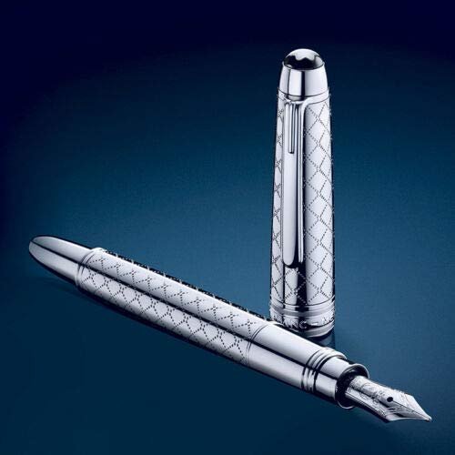 Montblanc Colección de pluma estilográfica de joyería chapado en platino Hommage To W.a. Mozart