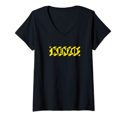 Mujer El mejor regalo para hombres llamados Kenzo Boy Nombre Camiseta Cuello V