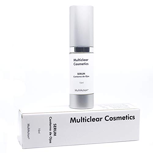 Multiclear Cosmetics - MULTICLEAR SERUM CONTORNO DE OJOS 15ml - Ayuda a reducir las finas líneas de expresión que aparecen alrededor de los ojos - Para una mirada luminosa