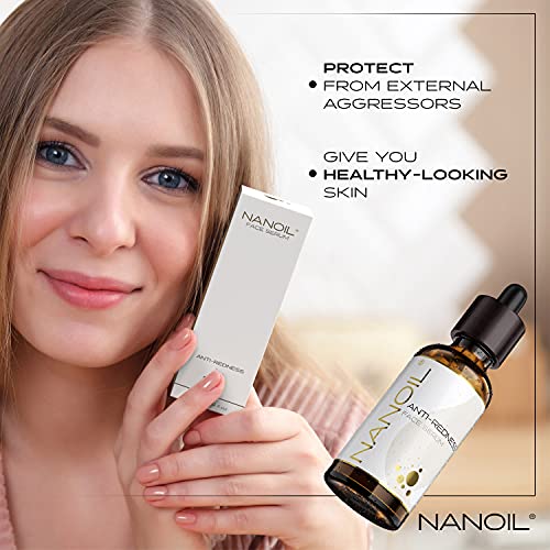 Nanoil Anti-Redness Face Serum – Sérum calmante para pieles con cuperosis,