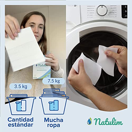 Natulim - Eco-Tiras de lavar 36 lavados (Fragancia Lavanda)