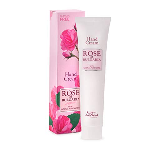 Natural Hand Cream containing 100 % Natural Rose Water 75ml - Biofresh