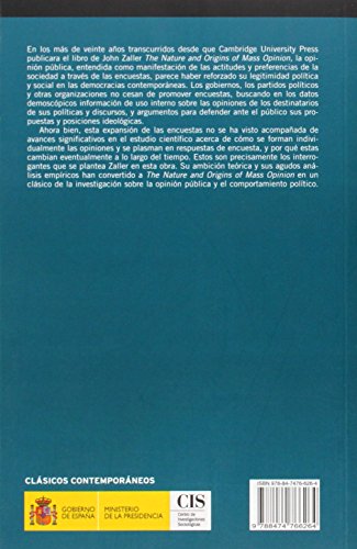 Naturaleza y los orígenes de la opinión pública (Clásicos Contemporáneos)