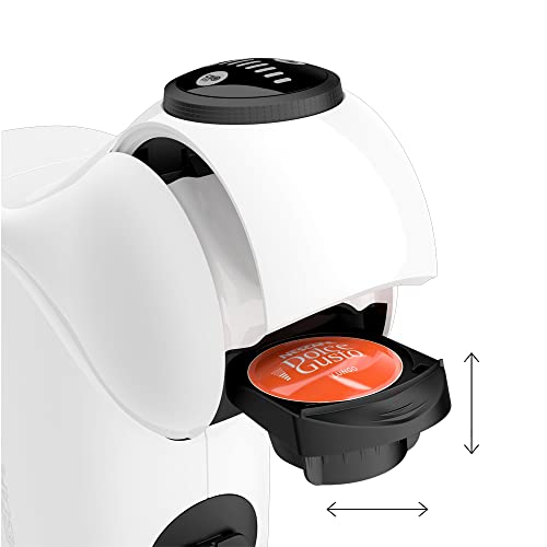 Nescafé Dolce Gusto Genio S Krups KP2401.Cafetera de cápsulas para bebidas frías o calientes, 15 bares de presión, modo Eco, pantalla táctil, 2 ajustes temperatura [Clase de eficiencia energética A]