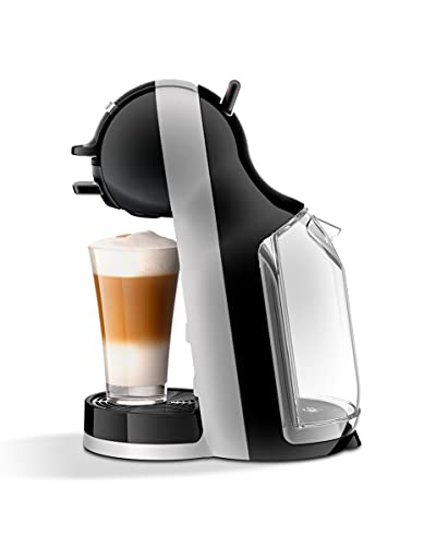 Nescafé Dolce Gusto Mini Me De'Longhi EDG155.BG - Máquina de Café de Cápsulas para Café Espresso con 3 packs de café, 0.8 L, Color Negro, Gris
