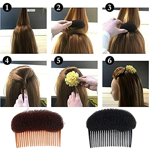 NICENEEDED 11Pcs Set de Peinado para Cabello DIY, Bollo Hábil para Accesorios de Herramientas para el Cabello, Hair Bun Maker para Trenzar el Cabello Herramienta de Peluquería