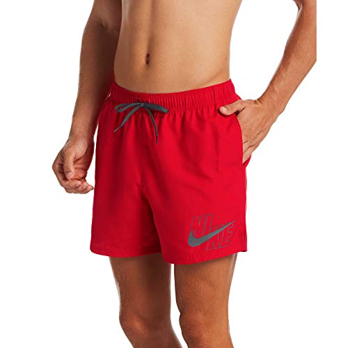 NIKE 5 Volley Short Bañador, Hombre, University Red, XL