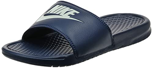 NIKE Benassi JDI, Chanclas Unisex Adulto, Azul (Midnight Navy/Windchill 403), 38.5 EU