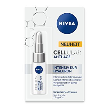 Nivea Cellular Anti-Age cuidado intensivo Kur hyaluron ampolla 5 ml, 7 días terapia