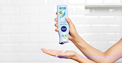 Nivea - Champú Volumen & Fuerza suave (250 ml), champú de cuidado capilar con extracto de bambú, champú para el cabello para más volumen visible