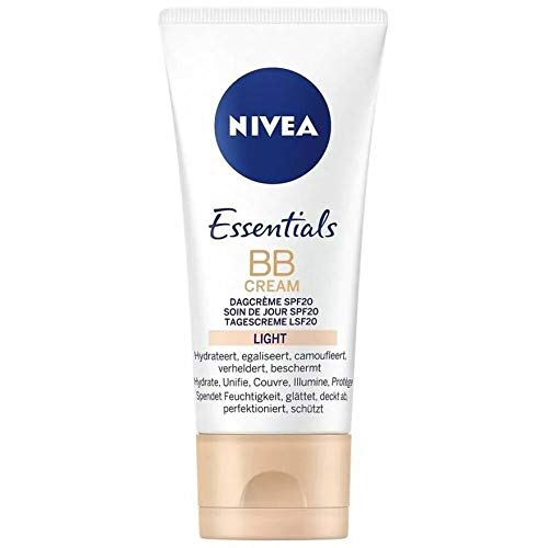 Nivea Essentials BB Crema SPF 20 Luz, 50 g