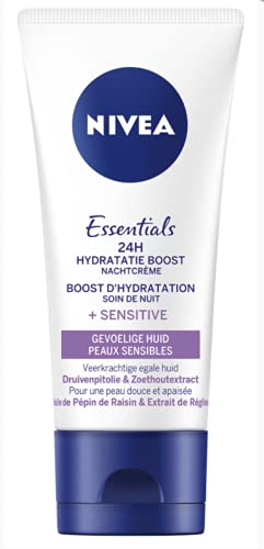 NIVEA Essentials Crema de Noche Sensible, 50 gramos