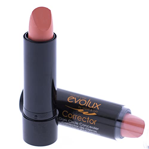 NOCHE Y DIA EVOLUX Dark Circle Concealer, Corrector de Ojeras en Barra Color N.02 Rosa Salmón, 4.5 Gramos