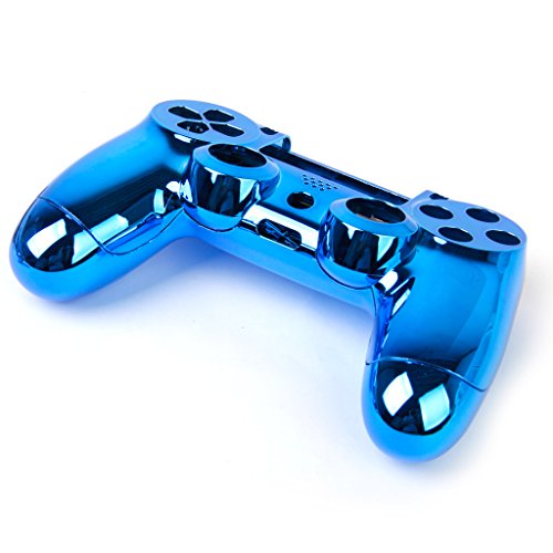 non-brand Funda Carcasa Completa de Botones Piezas de Respuesto para Mando Sony PS4 - Azul