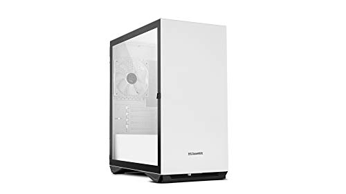 NOX Hummer Zero - NXHUMMERZERO - Minitorre Micro ATX-ITX, diseño Minimalista, cristal Templado, ventilador 120mm preinstalado, espacio hasta 5 ventiladores, filtro antipolvo, USB 3.0, color blanco