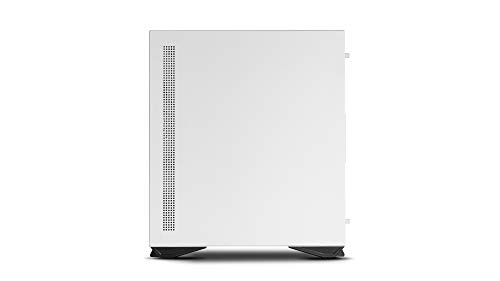 NOX Hummer Zero - NXHUMMERZERO - Minitorre Micro ATX-ITX, diseño Minimalista, cristal Templado, ventilador 120mm preinstalado, espacio hasta 5 ventiladores, filtro antipolvo, USB 3.0, color blanco