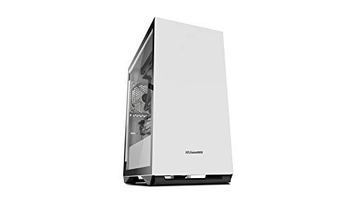 NOX Hummer Zero - NXHUMMERZERO - Minitorre Micro ATX-ITX, diseño Minimalista, cristal Templado, ventilador 120mm preinstalado, espacio hasta 5 ventiladores, filtro antipolvo, USB 3.0, color blanco