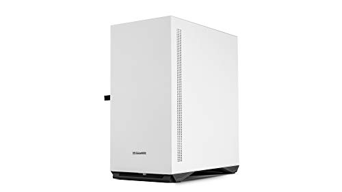 NOX Hummer Zero - NXHUMMERZERO - Minitorre Micro ATX-ITX, diseño Minimalista, cristal Templado, ventilador 120mm preinstalado, espacio hasta 5 ventiladores, filtro antipolvo, USB 3.0, color blanco