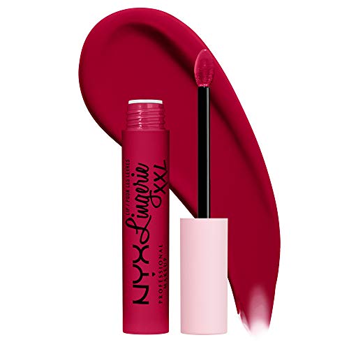 NYX Professional Makeup Lip Lingerie XXL Labial líquido Larga duración, Fórmula Vegana, Tono Stamina