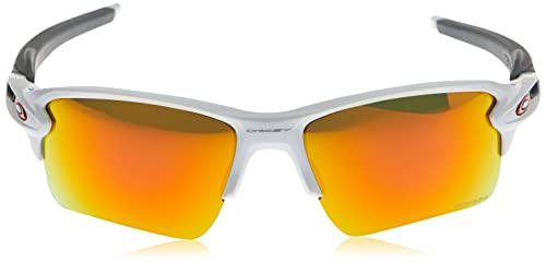 Oakley Flak 2.0 XL 918893 Gafas, POLISHED WHITE/PRIZMRUBY, 59 Hombres