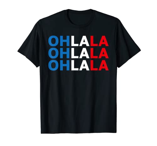 Ohlala France Paris Besos románticos Camiseta