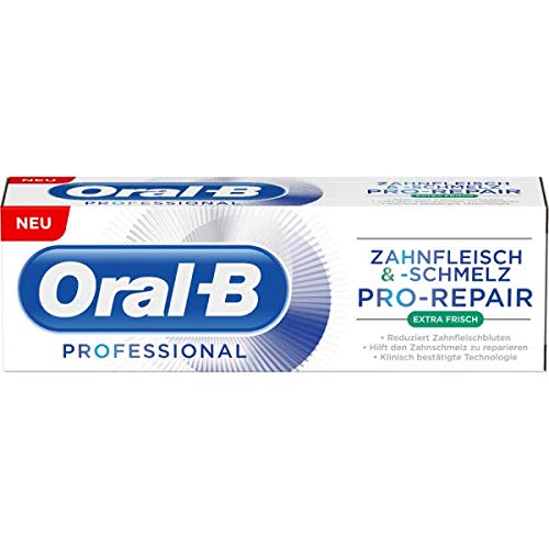 Oral-B Pasta de Dientes Profesional Goma de mascar y Esmalte Pro Repair Extra Fresh 75ml