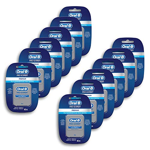 Oral-B Pro-Expert Clinic Line - Hilo dental para dientes sensibles, 12 unidades, 40 m