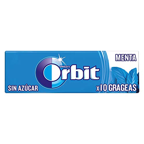 Orbit Chicles Sin Azúcar Sabor Menta, Fresco, Intenso y de Larga Duración en formato Gragea (30 x 10 chicles)