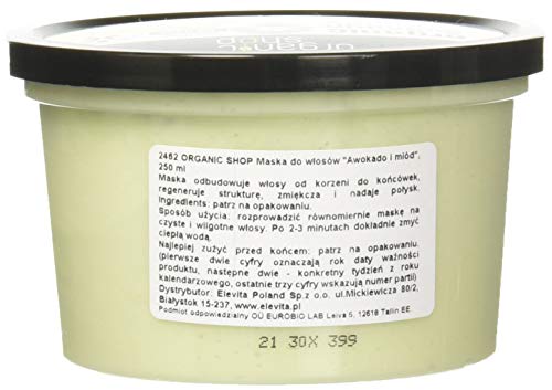 Organic Shop Express Miel Aguacate Mascarilla Capilar Reparadora - 250 ml