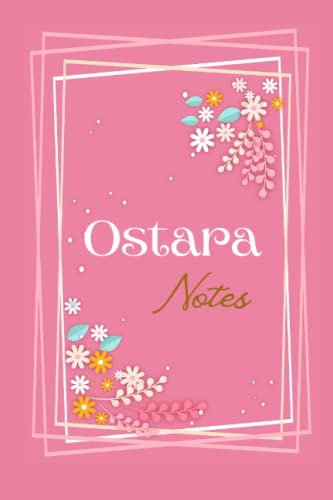 Ostara Notes: Blank Notebook, 120 pages, 6 x 9 inches, notebook for the beginning of Spring festivities