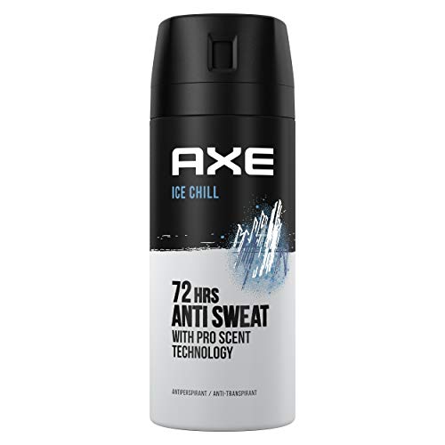 Pack Axe Ice Chill Desodorante Roll-On y Antitranspirante, Eau de Toilette, Gel y Marine Desodorante Aerosol