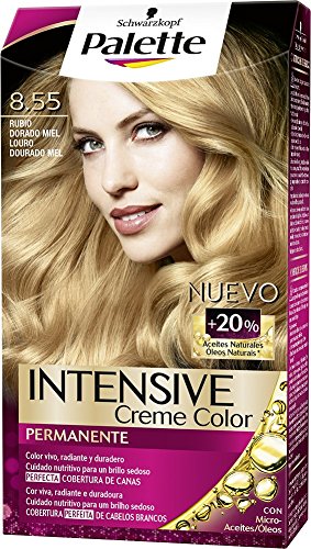 Palette Intense - Tono 8.55 Rubio Dorado Miel - Coloración Permanente - Schwarzkopf