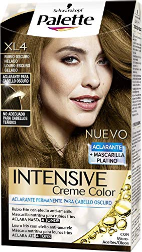 Palette Intense - Tono XL4 Rubio Oscuro Helado - Coloración Permanente - Schwarzkopf