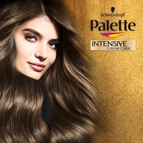 Palette Schwarzkopf Intense Coloración Permanente, Tono 6.1 Rubio Oscuro Ceniza - 1 unidad