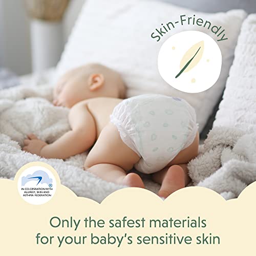 Pañales ecológicos Muumi Baby para recién nacidos, talla 1, 2-5 KG, 25 pañales sensibilidad premium