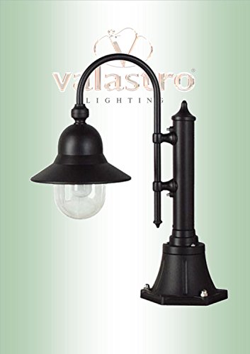 Panarea V131 _ L40 – Grazioso lampioncino 1 luz de aluminio H 67 cm – para columna negro (N) – disponible en otros colores – Fabricado en Italia de valastrolighting – consigliata