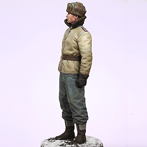PANGCHENG 1/16 MAX Wunsche, Kharkov 1943 Kit de Resina Figura de Soldados GK Tema Militar de la Segunda Guerra Mundial, Kit sin Montar y sin Pintar