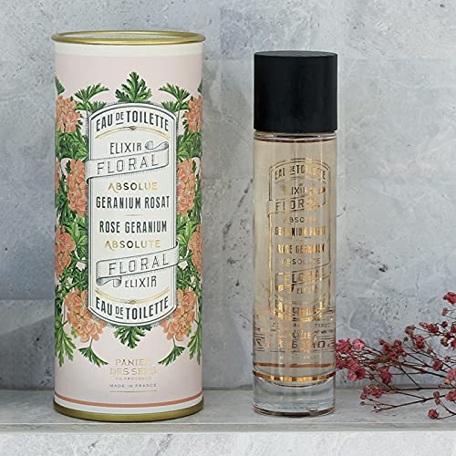 Panier des Sens Eau de Toilette, fragrancia - Made in France - 50ml (Geranio)