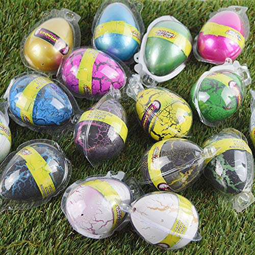 PANXIA Color Crack Dinosaur Egg Hatching Toy Expansion Resurrection Egg Juguete Educativo para Niños 12pcs