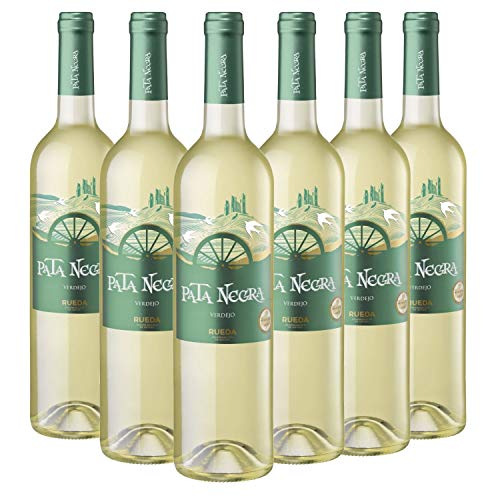 Pata Negra Verdejo - Vino Blanco D.O Rueda - Caja de 6 Botellas x 750 ml