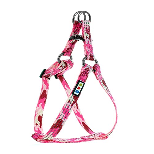 Pawtitas Adiestramiento Arnés para Perro o Cachorro Reflectante | Arnes Perro Antitirones Easy Walk | Arneses para Perro para Entrenamiento - Arnes Perros Pequeño Camuflaje Rosa