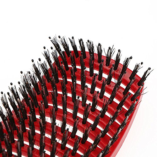 Peine para el cabello Peine para masaje del cuero cabelludo Salón de peluquería Herramientas de peinado Cepillo para el cabello Cepillo para desenredar el cabello Dropshipping Nicho Product-Pink