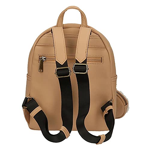 Pepe Jeans Bianca Mochila Casual Beige 19x26x10 cms Piel sintética 4,94L