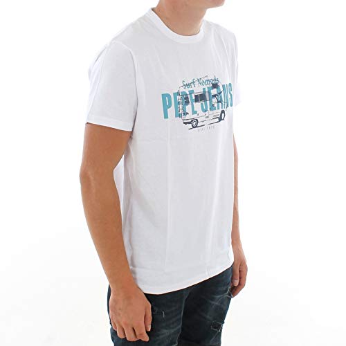 Pepe Jeans Mason Camiseta, Blanco (Optic White 802), Large para Hombre