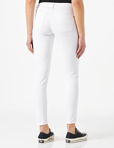 Pepe Jeans SOHO, Pantalones para Mujer, Blanco (800 WHITE), 34W/28L