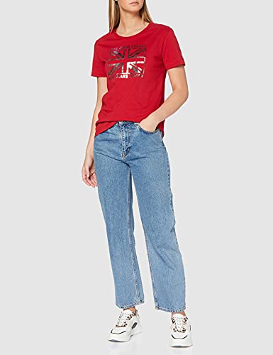 Pepe Jeans Zelda Camiseta, 274winter Red, XS para Mujer